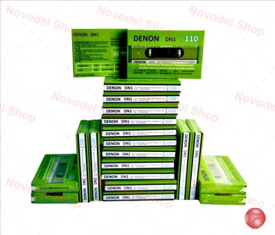 Аудиокассеты DENON DN1/110 зелёная неоновая