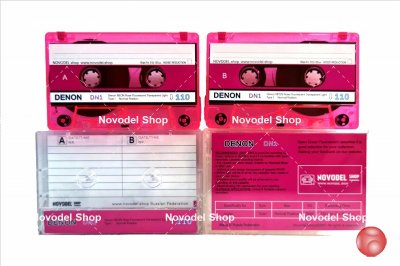 Аудиокассета DENON DN1/110 розовая